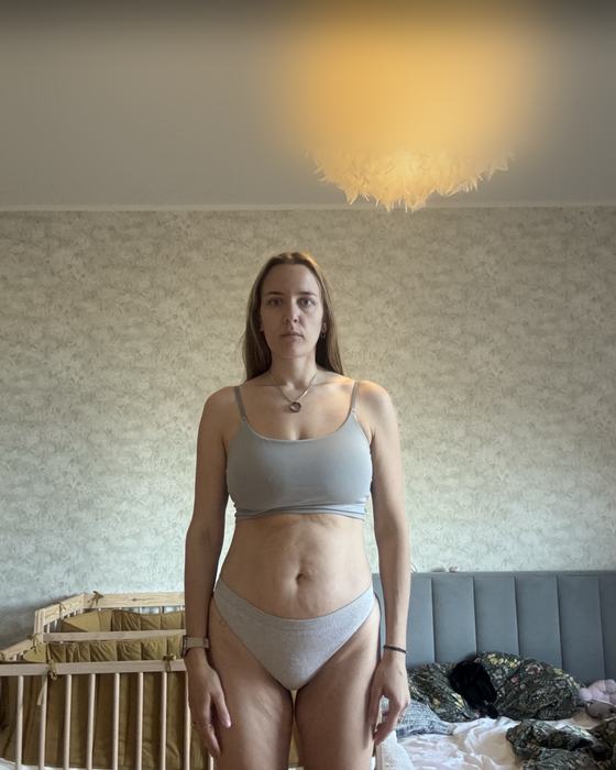 Client progress photo