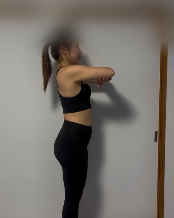 Client progress photo